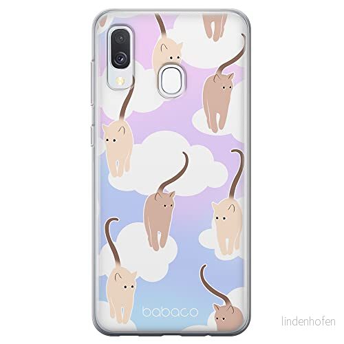 ERT GROUP mobiltelefonfodral för Samsung A40 originalt och officiellt licensierat Babaco mönster Cats 015 optimalt anpassad till formen på mobiltelefonen, fodral tillverkad av TPU plast 5905131072276