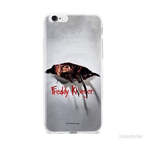 ERT GROUP mobiltelefonfodral för Iphone 6 PLUS originalt och officiellt licensierat Horror mönster Nightmare of Elm Street 008 anpassad till formen på mobiltelefonen, fodral tillverkad av TPU plast 5905511087821