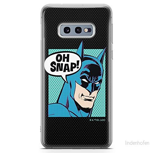 ERT GROUP mobiltelefonfodral för Samsung S10e originalt och officiellt licensierat DC mönster Batman 038 optimalt anpassad till formen på mobiltelefonen, fodral tillverkad av TPU plast 5905131549075