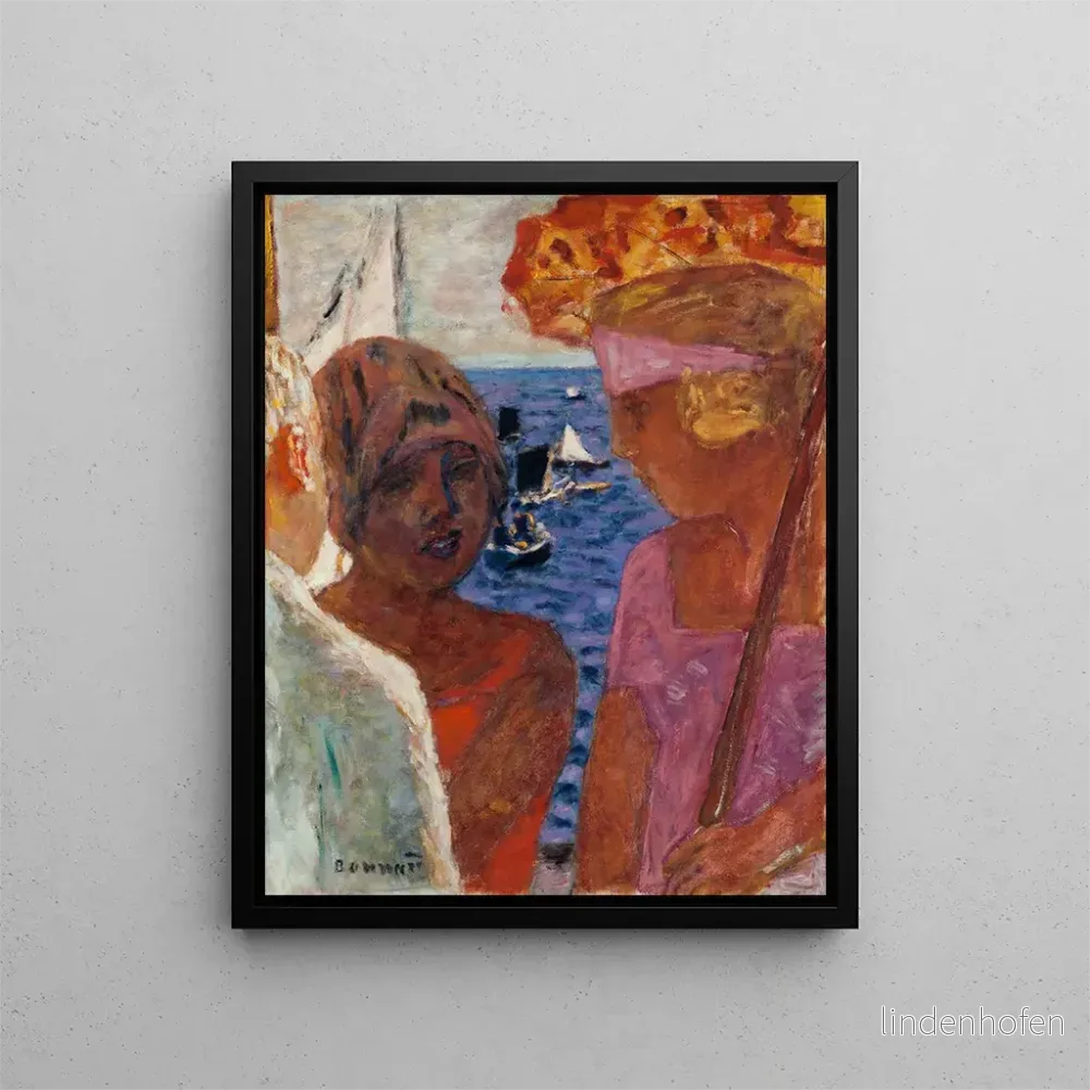 Målning Conversation à Arcachon - Pierre Bonnard | Konsttryck