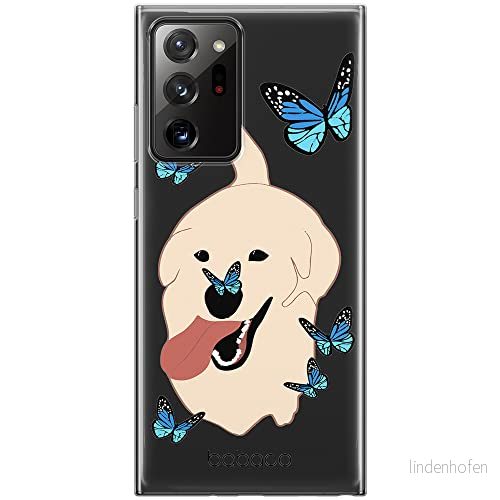 ERT GROUP mobiltelefonfodral för Samsung GALAXY NOTE 20 ULTRA originalt och officiellt licensierat Babaco mönster Dogs 011 Vit optimalt anpassad till formen på mobiltelefonen, gedeeltelijk transparant 5905131005137