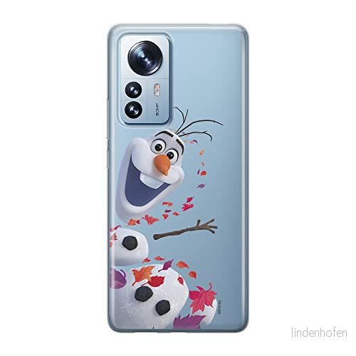 ERT GROUP mobiltelefonfodral för Xiaomi 12 / 12X originalt och officiellt licensierat Disney mönster Olaf 003 optimalt anpassad till formen på mobiltelefonen, gedeeltelijk transparant 5905511480042