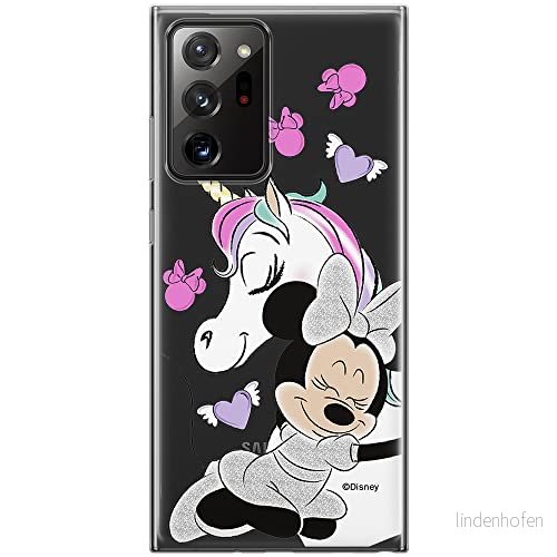 ERT GROUP mobiltelefonfodral för Samsung GALAXY NOTE 20 ULTRA originalt och officiellt licensierat Disney mönster Minnie 036 optimalt anpassad till formen på mobiltelefonen, gedeeltelijk transparant 5903040360194