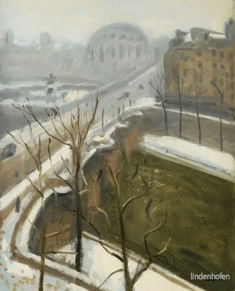 Målning Paris Pont-Neuf Slut på snön - Albert Marquet | Konsttryck - Bild 2