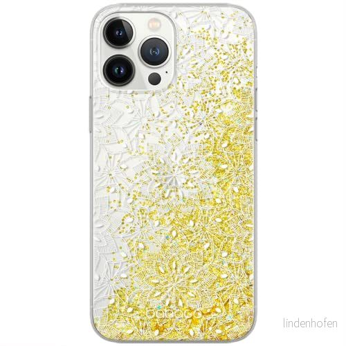 ERT GROUP mobiltelefonfodral för Apple Iphone 5/5S/SE originalt och officiellt licensierat Babaco mönster Mandalas 009 Vit optimalt anpassad till formen på mobiltelefonen, med glitter overflow effekt 5904805855283