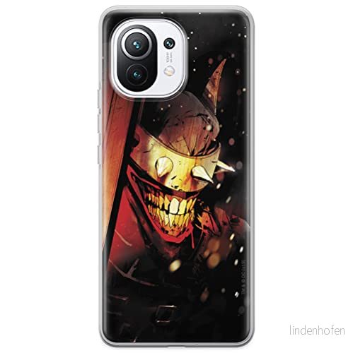 ERT GROUP mobiltelefonfodral för Xiaomi 11 originalt och officiellt licensierat DC mönster Batman Who Laughs 005 optimalt anpassad till formen på mobiltelefonen, fodral tillverkad av TPU plast 5903537099903