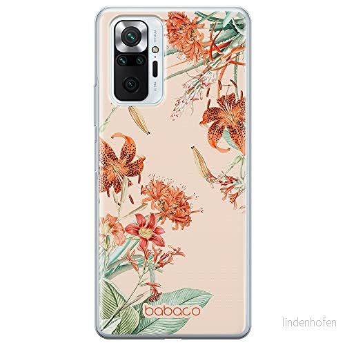 ERT GROUP mobiltelefonfodral för Xiaomi REDMI NOTE 10 PRO originalt och officiellt licensierat Babaco mönster Flowers 057 anpassad till formen på mobiltelefonen, fodral tillverkad av TPU plast 5905131366757