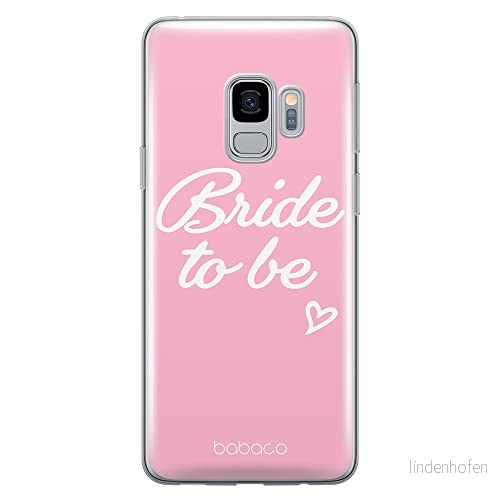 ERT GROUP mobiltelefonfodral för Samsung S9 originalt och officiellt licensierat Babaco mönster Bride to be 001 Vit optimalt anpassad till formen på mobiltelefonen, fodral tillverkad av TPU plast 5904805766404