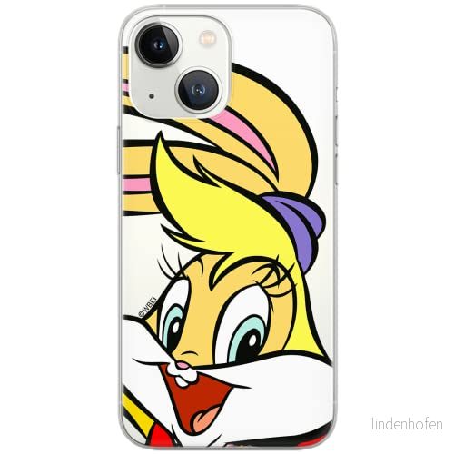 ERT GROUP mobiltelefonfodral för Iphone 13 originalt och officiellt licensierat Looney Tunes mönster Lola 002 Vit optimalt anpassad till formen på mobiltelefonen, gedeeltelijk transparant 5903932920772