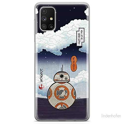 ERT GROUP mobiltelefonfodral för Samsung M51 originalt och officiellt licensierat Star Wars mönster BB 8 011 optimalt anpassad till formen på mobiltelefonen, fodral tillverkad av TPU plast 5903040507452