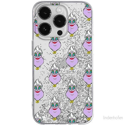 ERT GROUP mobiltelefonfodral för Apple Iphone 14 PRO MAX originalt och officiellt licensierat Disney mönster Ursula 003 optimalt anpassad till formen på mobiltelefonen, med glitter overflow effekt 5905511610562