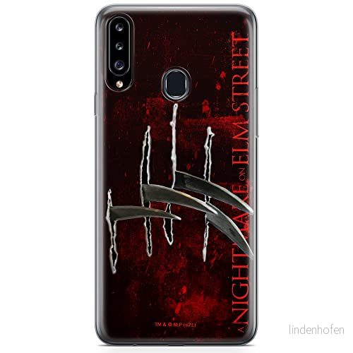 ERT GROUP mobiltelefonfodral för Samsung A20S originalt och officiellt licensierat Horror mönster Nightmare of Elm Street 004 anpassad till formen på mobiltelefonen, fodral tillverkad av TPU plast 5905511078171