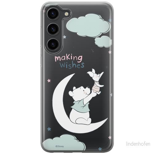 ERT GROUP mobiltelefonfodral för Samsung S23 PLUS originalt och officiellt licensierat Disney mönster Winnie the Pooh & Friends 040 anpassad till formen på mobiltelefonen, gedeeltelijk transparant 5905511448004