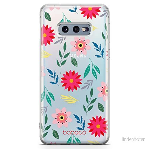 ERT GROUP mobiltelefonfodral för Samsung S10e originalt och officiellt licensierat Babaco mönster Flowers 010 optimalt anpassad till formen på mobiltelefonen, gedeeltelijk transparant 5903932586992