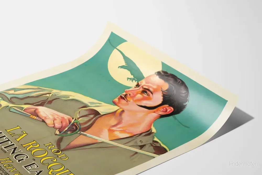 Vintageposter The Fighting Eagle – Retro väggdekoration - Bild 3