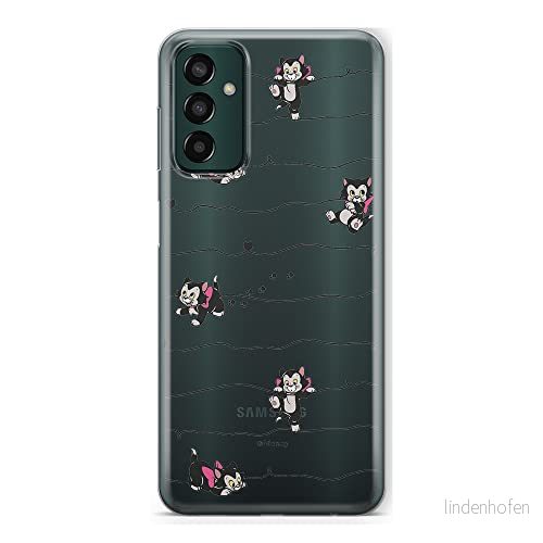 ERT GROUP mobiltelefonfodral för Samsung M13 4G originalt och officiellt licensierat Disney mönster Cat Figaro 001 optimalt anpassad till formen på mobiltelefonen, gedeeltelijk transparant 5905511325039