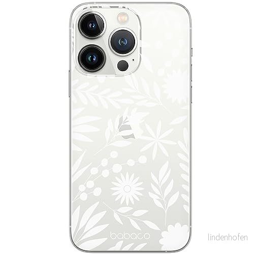ERT GROUP mobiltelefonfodral för Iphone 13 PRO originalt och officiellt licensierat Babaco mönster Flowers 023 optimalt anpassad till formen på mobiltelefonen, gedeeltelijk transparant 5904805807114