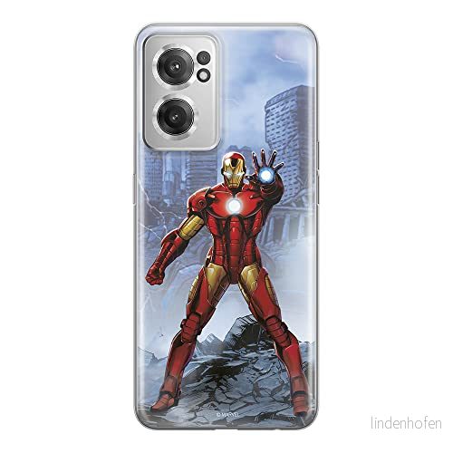 ERT GROUP mobiltelefonfodral för Oneplus NORD CE 2 originalt och officiellt licensierat Marvel mönster Iron Man 006 optimalt anpassad till formen på mobiltelefonen, fodral tillverkad av TPU plast 5905511300524