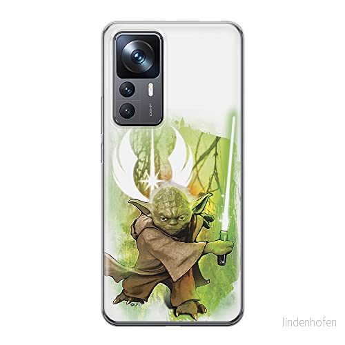 ERT GROUP mobiltelefonfodral för Xiaomi 12T/12T pro/K50 Ultra originalt och officiellt licensierat Star Wars mönster Yoda 005 anpassad till formen på mobiltelefonen, fodral tillverkad av TPU plast 5905511581145