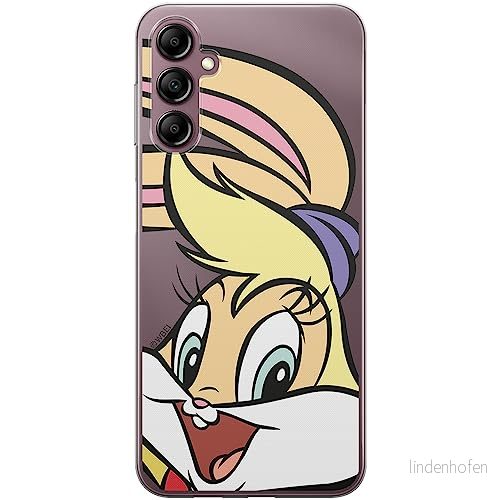 ERT GROUP mobiltelefonfodral för Samsung A14 4G/5G originalt och officiellt licensierat Looney Tunes mönster Lola 002 optimalt anpassad till formen på mobiltelefonen, gedeeltelijk transparant 5905511835132
