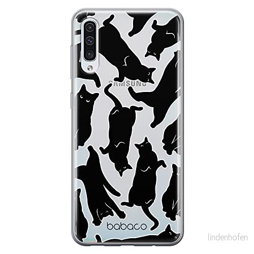 ERT GROUP mobiltelefonfodral för Samsung A50/ A50s/ A30s originalt och officiellt licensierat Babaco mönster Cats 005 optimalt anpassad till formen på mobiltelefonen, gedeeltelijk transparant 5905131124869