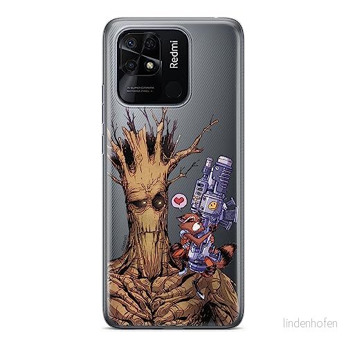ERT GROUP mobiltelefonfodral för Xiaomi REDMI 10C originalt och officiellt licensierat Marvel mönster Guardians of the Galaxy 001 anpassad till formen på mobiltelefonen, gedeeltelijk transparant 5905511540050