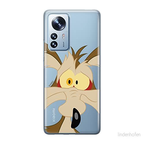 ERT GROUP mobiltelefonfodral för Xiaomi 12 / 12X originalt och officiellt licensierat Looney Tunes mönster Coyote 001 optimalt anpassad till formen på mobiltelefonen, gedeeltelijk transparant 5905511479114