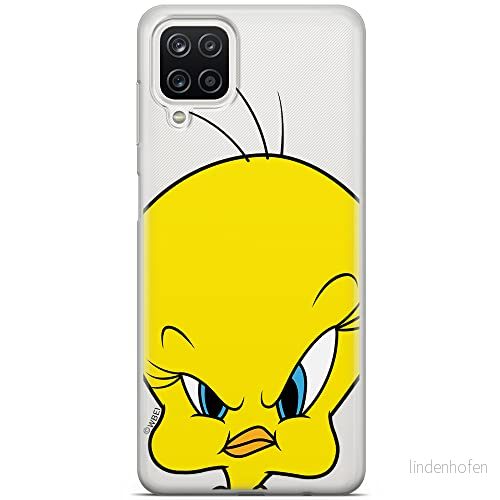 ERT GROUP mobiltelefonfodral för Samsung A12 / M12 originalt och officiellt licensierat Looney Tunes mönster Tweety 002 optimalt anpassad till formen på mobiltelefonen, gedeeltelijk transparant 5903040097731