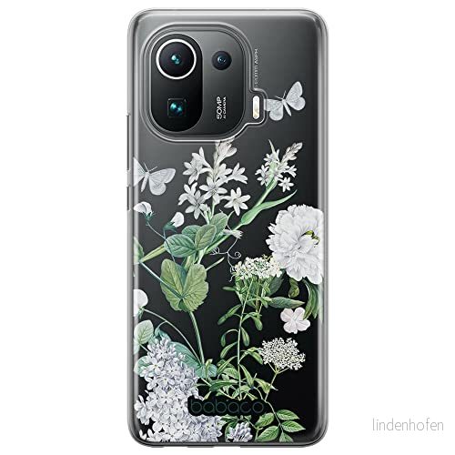 ERT GROUP mobiltelefonfodral för Xiaomi MI 11 PRO originalt och officiellt licensierat Babaco mönster Flowers 033 optimalt anpassad till formen på mobiltelefonen, gedeeltelijk transparant 5905131288592