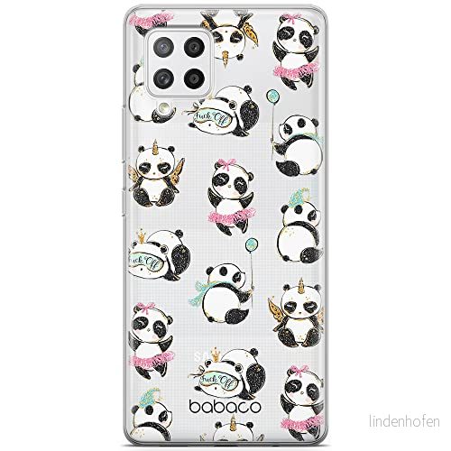 ERT GROUP mobiltelefonfodral för Samsung A42 5G originalt och officiellt licensierat Babaco mönster Panda 008 optimalt anpassad till formen på mobiltelefonen, gedeeltelijk transparant 5904805415135