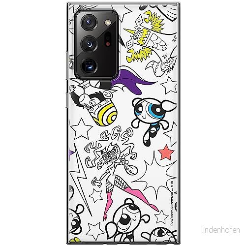 ERT GROUP mobiltelefonfodral för Samsung GALAXY NOTE 20 ULTRA originalt och officiellt licensierat The Powerpuff Girls mönster 017, fodral tillverkad av TPU plast 5905511965129