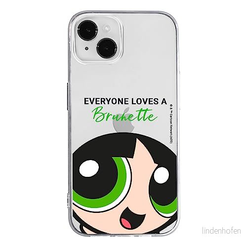ERT GROUP mobiltelefonfodral för Iphone 14 originalt och officiellt licensierat The Powerpuff Girls mönster 013 anpassad till formen på mobiltelefonen, gedeeltelijk transparant 5905511962517