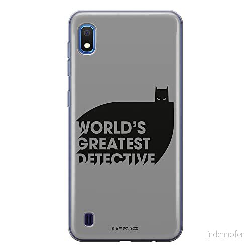 ERT GROUP mobiltelefonfodral för Samsung A10 originalt och officiellt licensierat DC mönster Batman 051 optimalt anpassad till formen på mobiltelefonen, fodral tillverkad av TPU plast 5905131540034