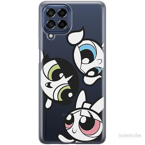 ERT GROUP mobiltelefonfodral för Samsung M53 5G originalt och officiellt licensierat The Powerpuff Girls mönster 014, gedeeltelijk transparant 5905511963248