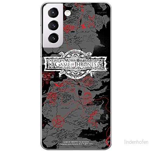 ERT GROUP mobiltelefonfodral för Samsung S21 originalt och officiellt licensierat Game od Thrones mönster of 010 anpassad till formen på mobiltelefonen, fodral tillverkad av TPU plast 5903932677539