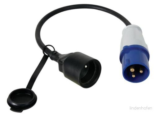 Perel ECEEC3M kabelkoppling till Cee plugglängd 40 cm 5410329429607