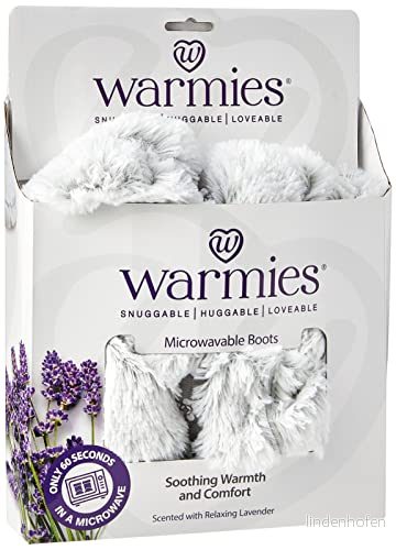 Warmies toffel stövlar grå marshmallow 5060075685965