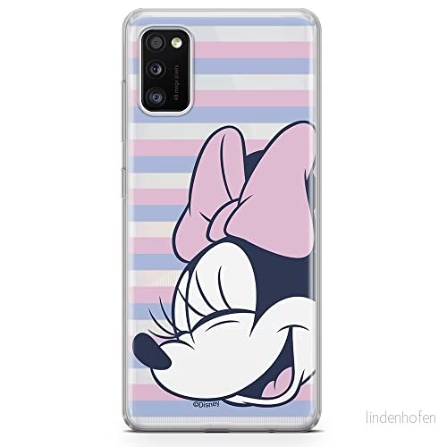 ERT GROUP mobiltelefonfodral för Samsung A41 originalt och officiellt licensierat Disney mönster Minnie 022 optimalt anpassad till formen på mobiltelefonen, gedeeltelijk transparant 5903537510590