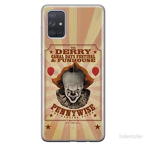 ERT GROUP mobiltelefonfodral för Samsung A71 originalt och officiellt licensierat Horror mönster It 023 optimalt anpassad till formen på mobiltelefonen, fodral tillverkad av TPU plast 5905511005474