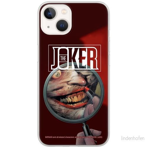 ERT GROUP mobiltelefonfodral för Iphone 13 MINI originalt och officiellt licensierat DC mönster Joker 022 optimalt anpassad till formen på mobiltelefonen, fodral tillverkad av TPU plast 5905795056513