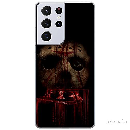 ERT GROUP mobiltelefonfodral för Samsung S21 ULTRA originalt och officiellt licensierat Horror mönster Friday the 13th 013 anpassad till formen på mobiltelefonen, fodral tillverkad av TPU plast 5905511110604