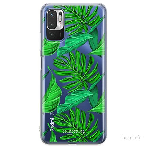 ERT GROUP mobiltelefonfodral för Xiaomi REDMI NOTE 10 5G / POCO M3 PRO originalt och officiellt licensierat Babaco mönster Plants 006 anpassad till formen på mobiltelefonen, gedeeltelijk transparant 5904805610165