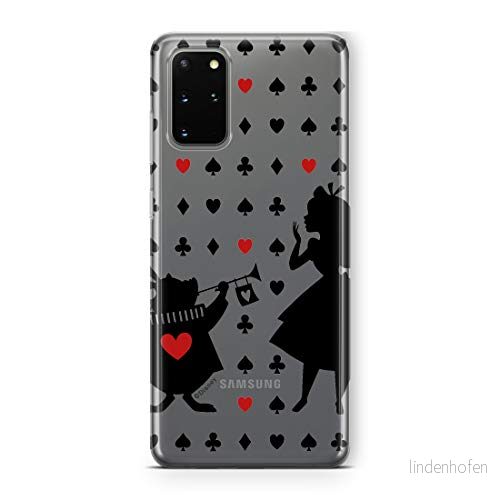 ERT GROUP mobiltelefonfodral för Samsung S20 PLUS / S11 originalt och officiellt licensierat Disney mönster Alice & Friends 001 Vit anpassad till formen på mobiltelefonen, gedeeltelijk transparant 5903537521817