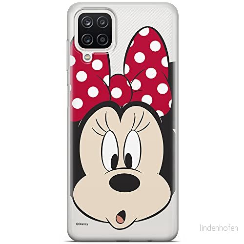 ERT GROUP mobiltelefonfodral för Samsung A12 / M12 originalt och officiellt licensierat Disney mönster Minnie 054 optimalt anpassad till formen på mobiltelefonen, gedeeltelijk transparant 5903040092392