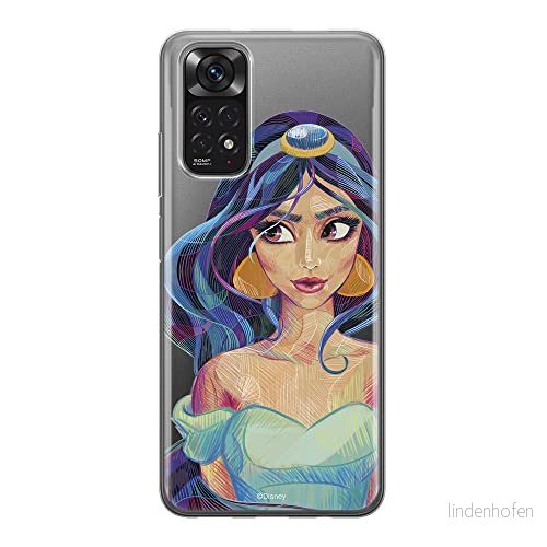 ERT GROUP mobiltelefonfodral för Xiaomi REDMI NOTE 11S 4G / 11 originalt och officiellt licensierat Disney mönster Jasmine 002, gedeeltelijk transparant 5905511555818