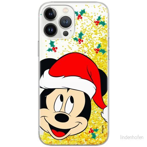 ERT GROUP mobiltelefonfodral för Apple Iphone 12 Mini originalt och officiellt licensierat Disney mönster Mickey 041 Vit optimalt anpassad till formen på mobiltelefonen, med glitter overflow effekt 5903040379370