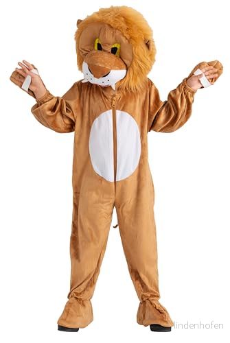 Dress Up America Skrämmande Plysch Lejon Hårig Huvuddräkt 786138803217