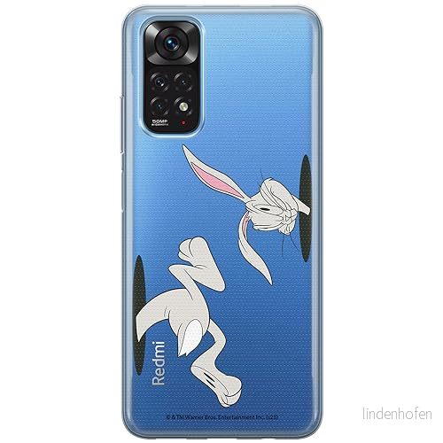ERT GROUP mobiltelefonfodral för Xiaomi REDMI NOTE 11T/ 11S 5G/ POCO M4 PRO 5G originalt och officiellt licensierat Looney Tunes mönster Bugs 016, gedeeltelijk transparant 5905795079215