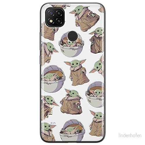 ERT GROUP mobiltelefonfodral för Xiaomi REDMI 9C originalt och officiellt licensierat Star Wars mönster Baby Yoda 028 optimalt anpassad till formen på mobiltelefonen, fodral tillverkad av TPU plast 5904805095931