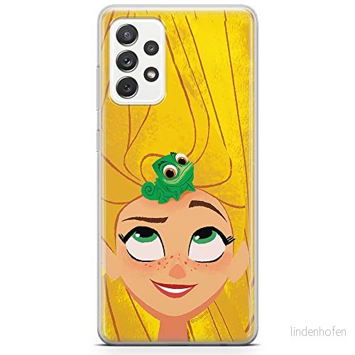ERT GROUP mobiltelefonfodral för Samsung A73 5G originalt och officiellt licensierat Disney mönster Rapunzel and Pascal 001 anpassad till formen på mobiltelefonen, fodral tillverkad av TPU plast 5904805512667